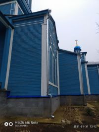 В 2020 году в приходе храма Покрова села Благодатного состоялись такие ремонтно-строительные работы церкви