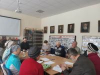 В сельской библиотеке села Благодатного состоялось первое ВВОДНОЕ  занятие по изучению Библии